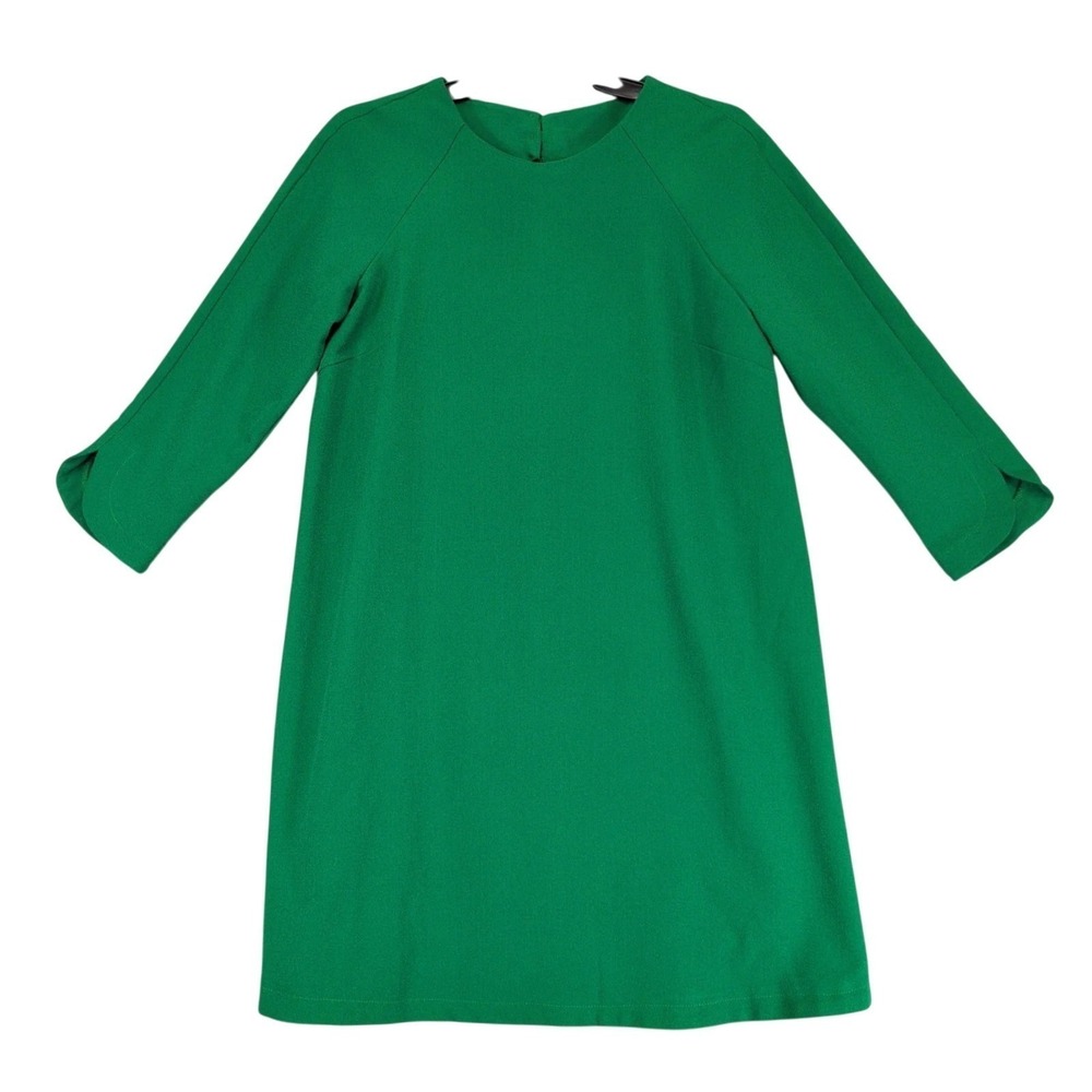 ASOS Green A-Line Knee-Length Maternity Dress Sz 4 Cutout Back Statement Party
